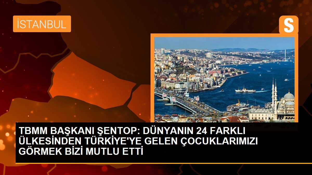 TBMM Başkanı Mustafa Şentop, yurtdışından gelen çocuklarla buluştu