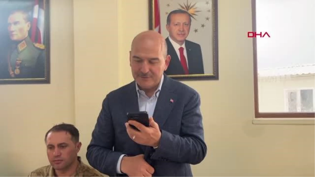 Cumhurbaşkanı Erdoğan, İçişleri Bakanı Soylu\'nun telefonundan askerlerin bayramını kutladı