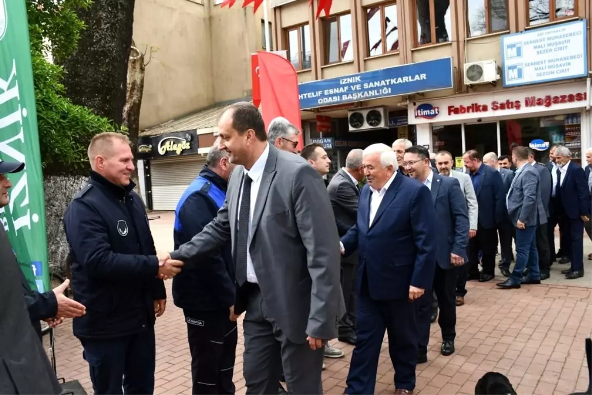 İznik\'te Bayramlaşma Töreni Yapıldı