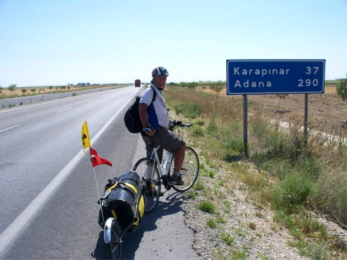 72 yaşındaki adam bisikletiyle Türkiye\'yi geziyor