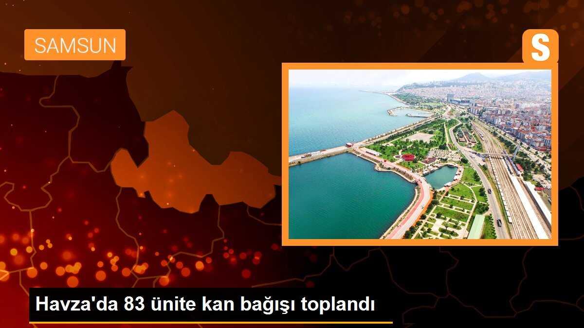 Türk Kızılayı Havza\'da Kan Bağışı Çalışması Tamamlandı