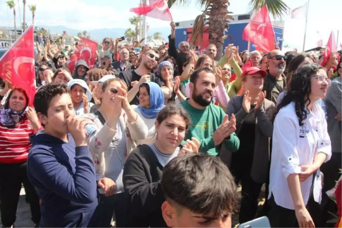 Akşener ve İmamoğlu Samandağ\'da miting düzenledi