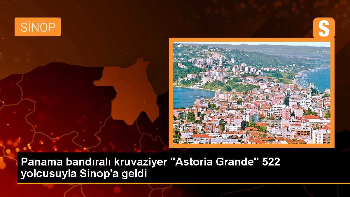 Panama bandıralı kruvaziyer Sinop Limanına demirledi