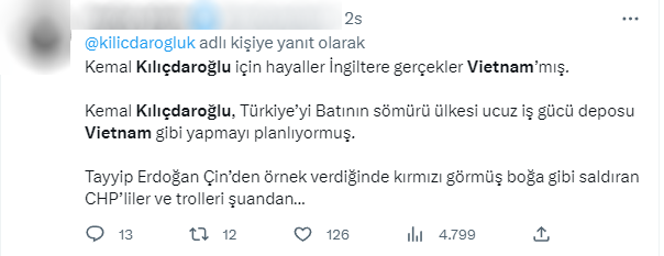 300 milyar dolar paylaşımı yapan Kılıçdaroğlu'nun açıklamasından çok örnek verdiği ülke olay oldu