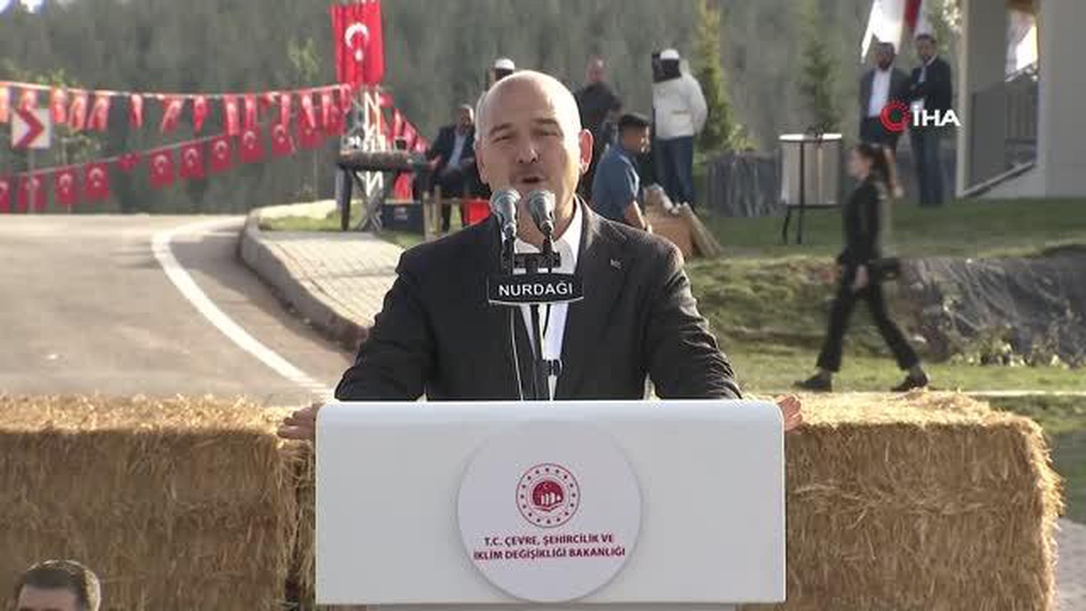 Bakan Soylu: Afet köy evlerinin anahtar teslim töreninde açıklama