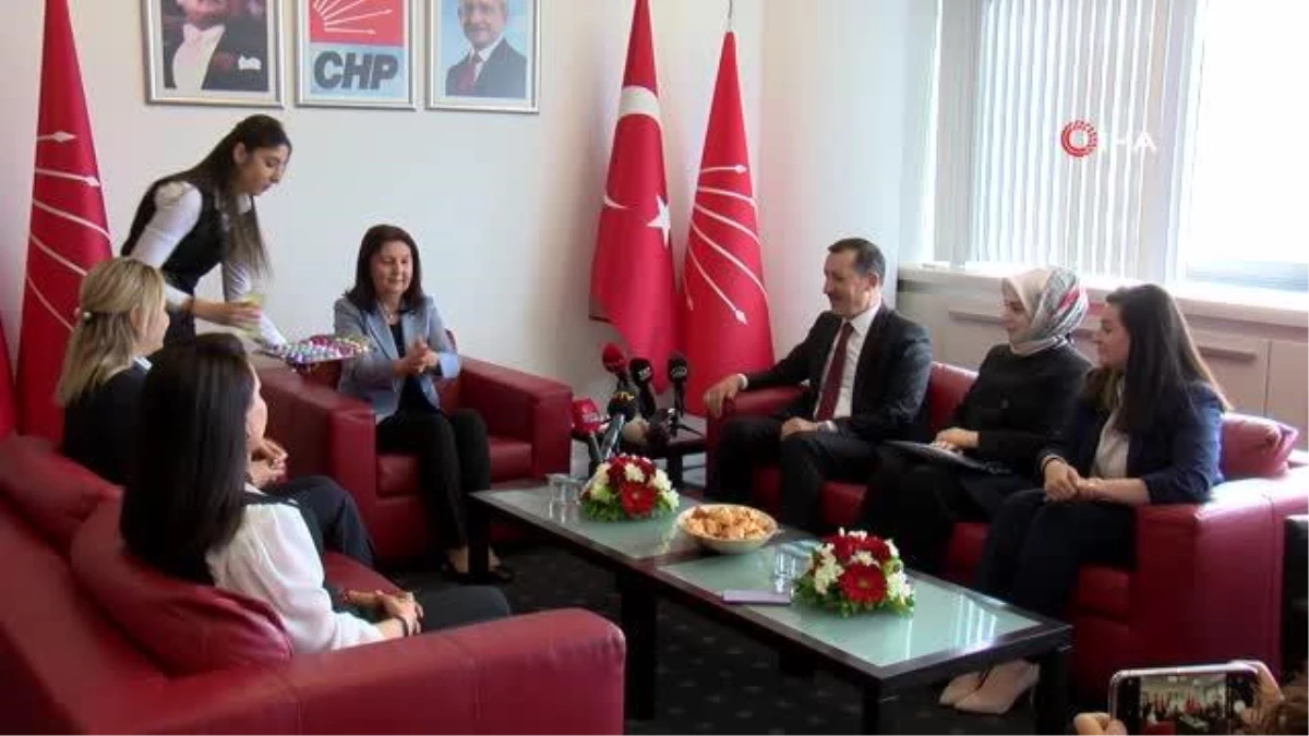 AK Parti, CHP\'ye Ramazan Bayramı ziyareti gerçekleştirdi