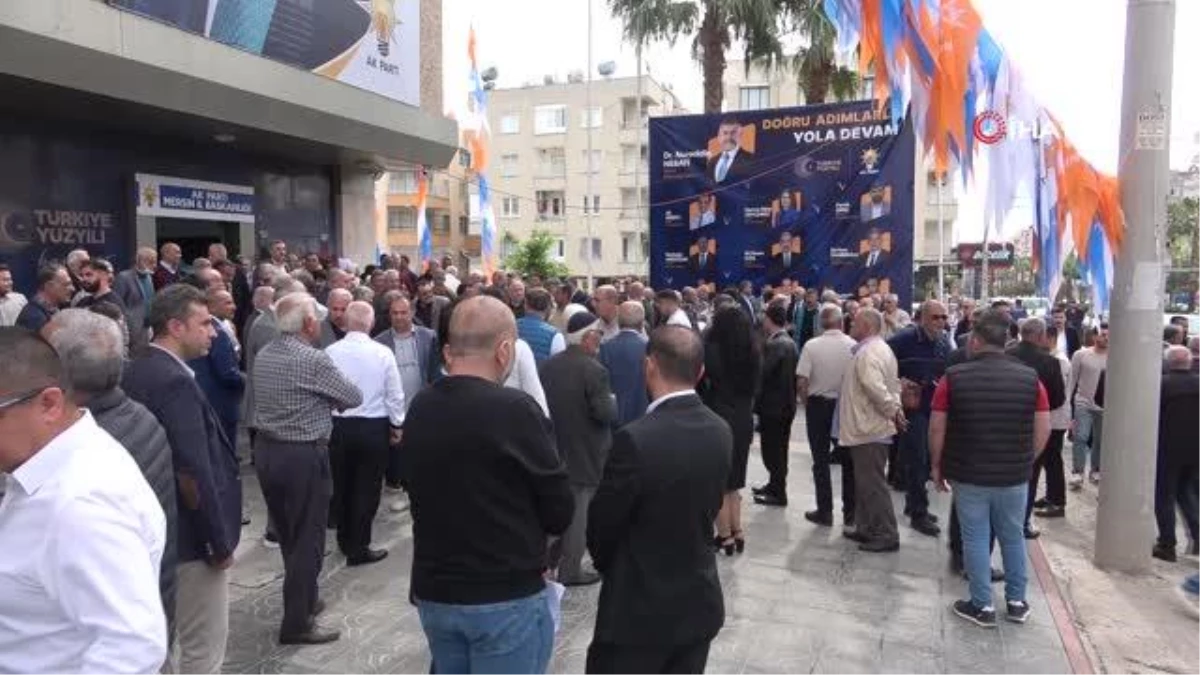 Cumhurbaşkanı Erdoğan ve Bakan Nebati Mersin'de Bayramlaştı