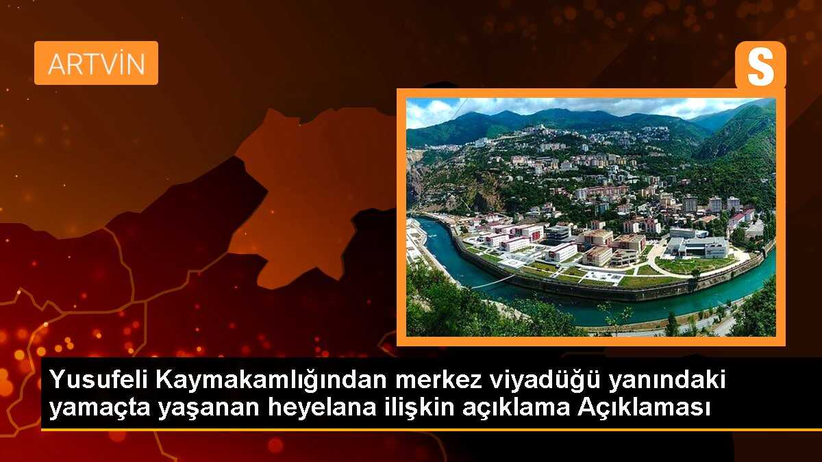 Yusufeli Merkez Viyadüğü İnşaatında Heyelan Sonrası Tedbir Alındı
