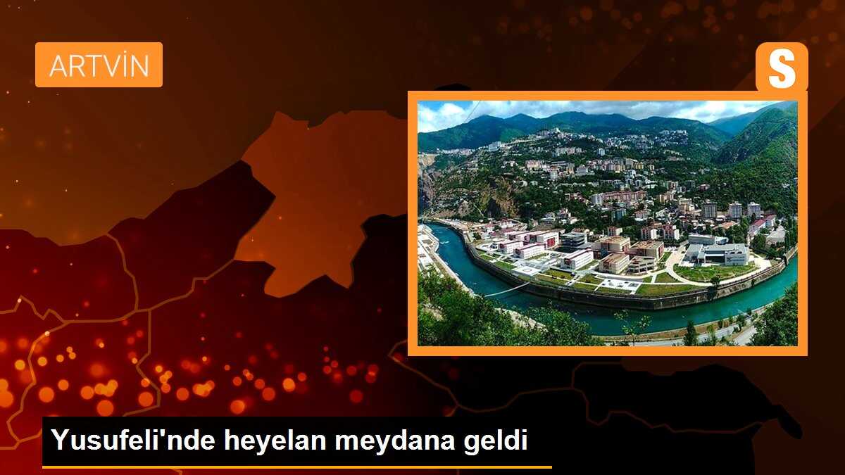Artvin\'de viyadük yapımı sırasında heyelan meydana geldi