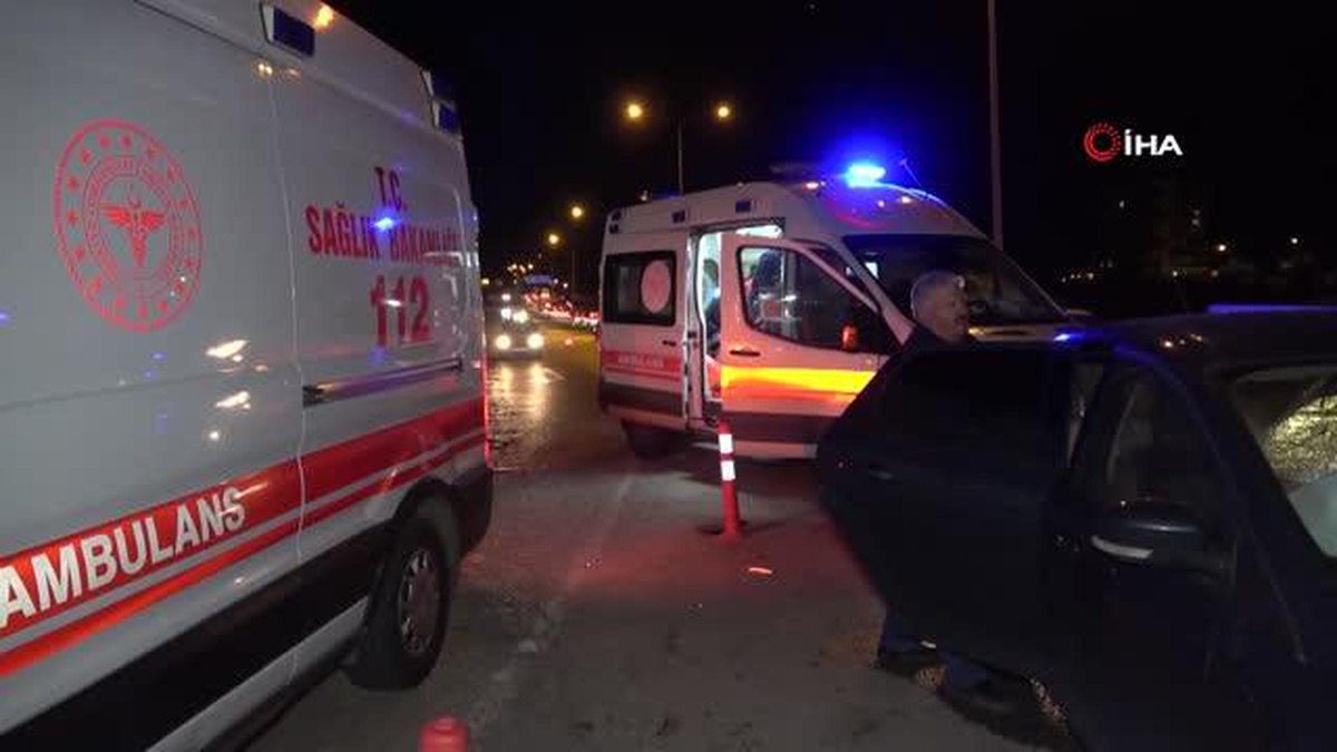 Alkollü vatandaşın kaza sebebiyeti: 4 araç kaza yaptı, 3 yaralı