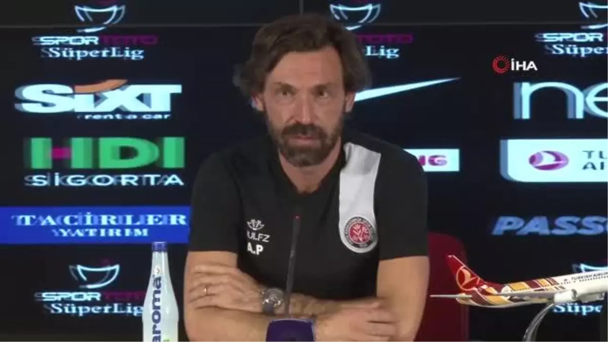 Fatih Karagümrük Teknik Direktörü Andrea Pirlo: Önemli 1 puan aldık