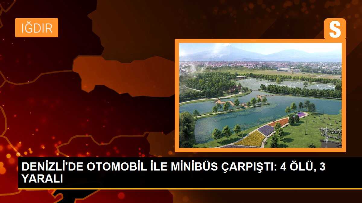 DENİZLİ\'DE OTOMOBİL İLE MİNİBÜS ÇARPIŞTI: 4 ÖLÜ, 3 YARALI