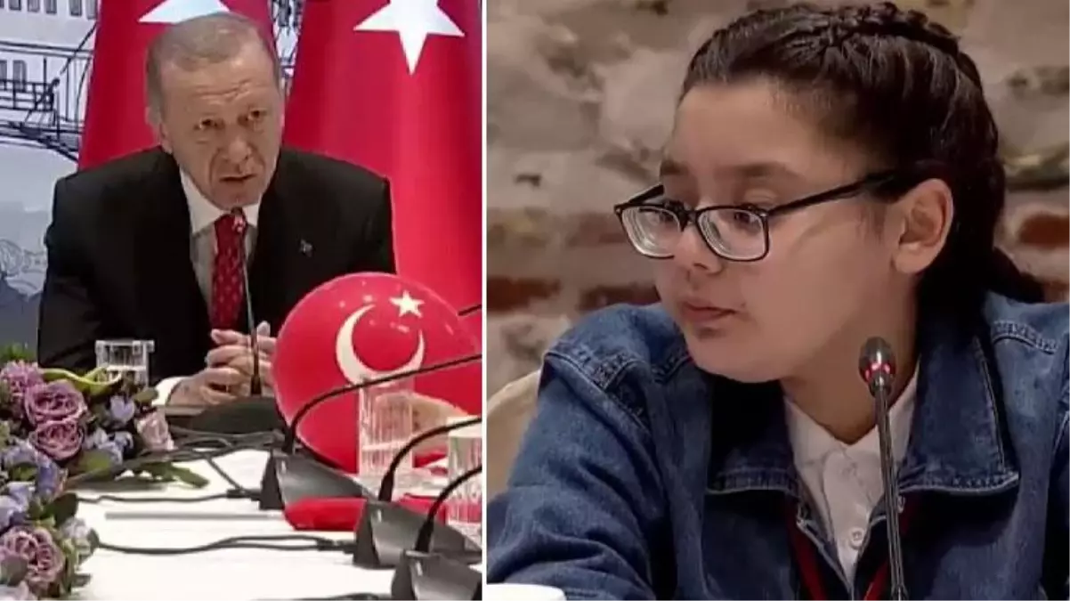 Erdoğan\'ın muhalefeti eleştiren sözlerini küçük kız anlamadı: Nasıl yani?