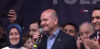 İçişleri Bakanı Soylu Bahçeköylü vatandaşlarla bayramlaştı