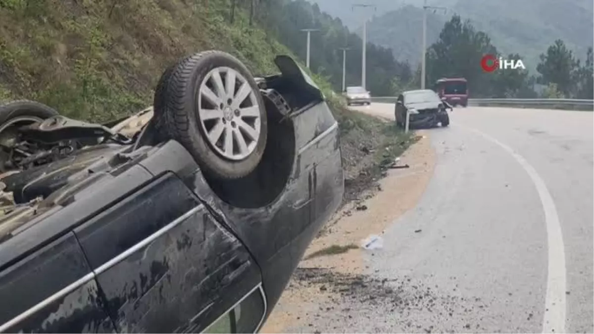 Karabükte iki ayrı trafik kazasında 10 kişi yaralandı