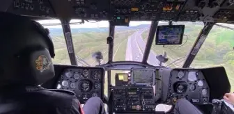 Kocaeli'de jandarma helikopteri destekli trafik denetimi yapıldı