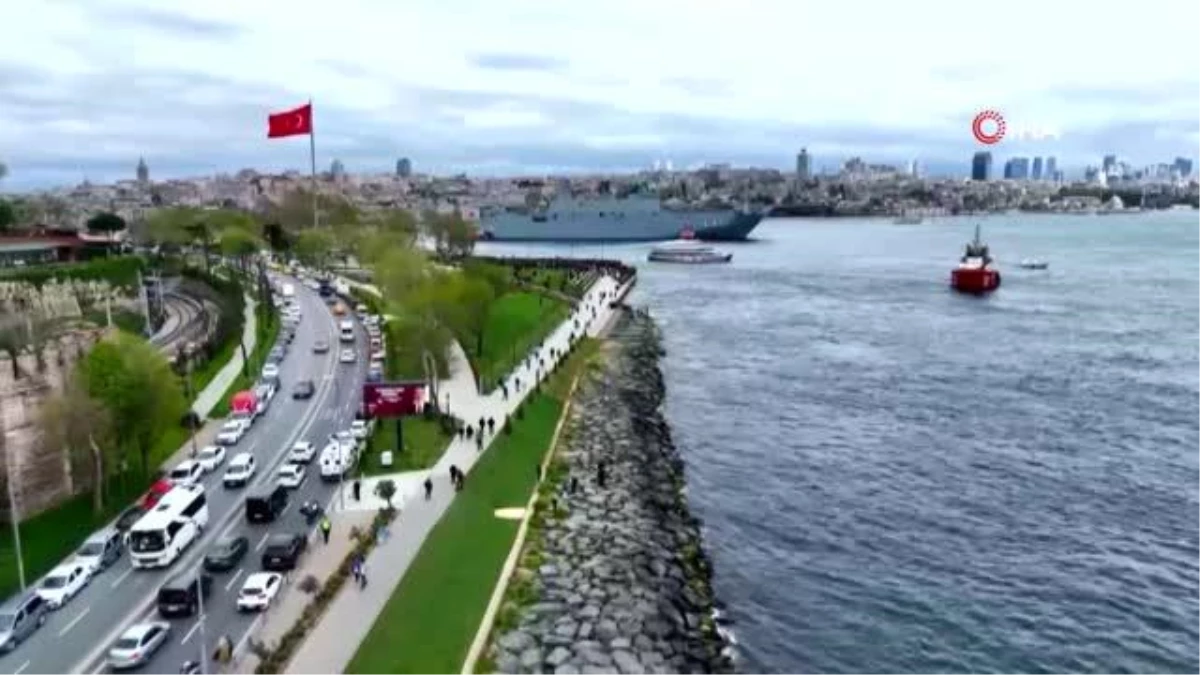 TCG Anadolu, Dolmabahçe\'de 21 pare top atışı ile selamlanacak