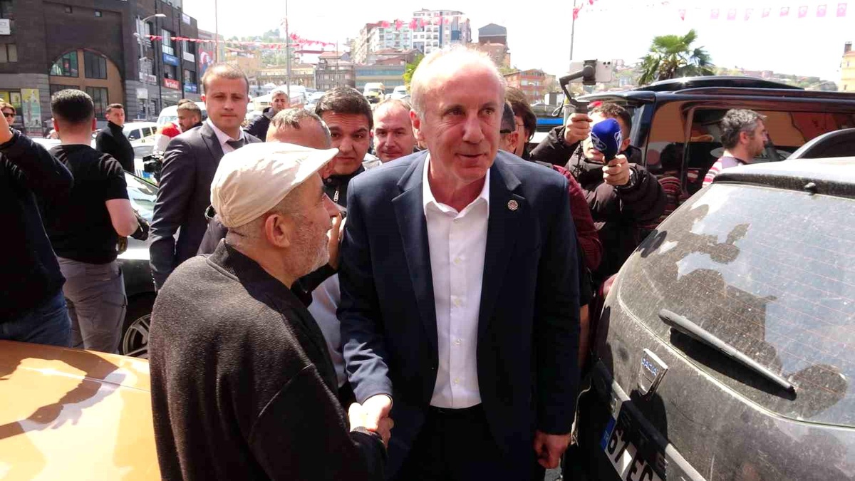 Muharrem İnce, Zonguldak\'ta AK Parti polisi tartışması yaşadı