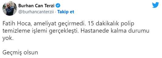 Apar topar hastaneye kaldırıldığı iddia edilmişti Fatih Terim'in sağlık durumuyla ilgili gerçek ortaya çıktı Apar topar hastaneye kaldırıldığı iddia edilmişti Fatih Terim'in sağlık durumuyla ilgili gerçek ortaya çıktı
