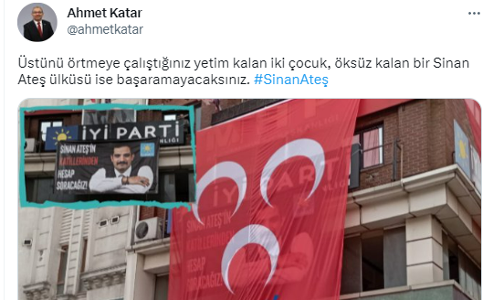 Bahçeli'nin mitingi öncesi İYİ Parti ve MHP il başkanlıkları arasında pankart düellosu