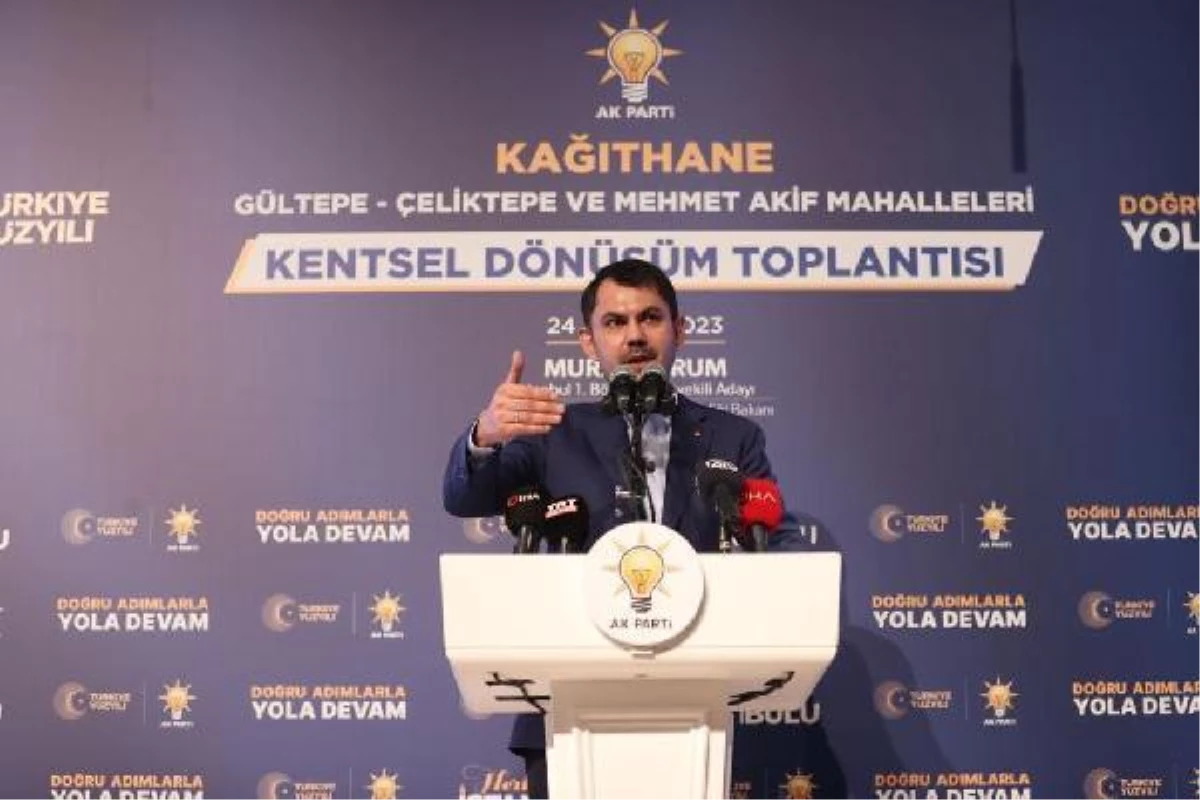 Bakan Kurum: Bu millet İstanbul, Ankara ve İzmir\'de \'bahar\' görmedi