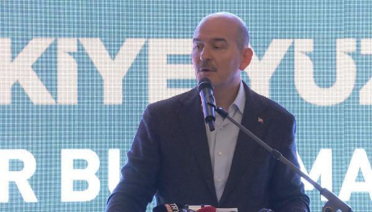 İçişleri Bakanı Süleyman Soylu Sarıyer\'de konuştu