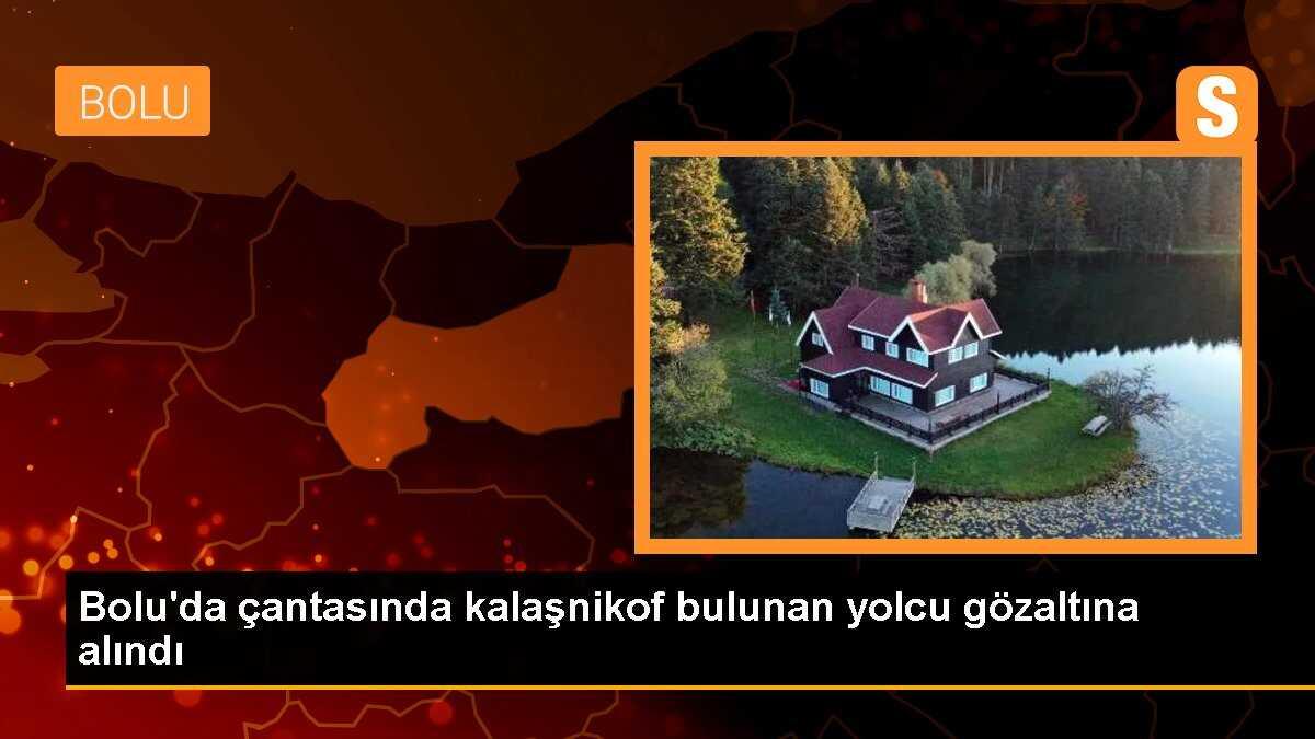 Bolu\'da yolcu otobüsünde AK-47 tüfekleri ele geçirildi