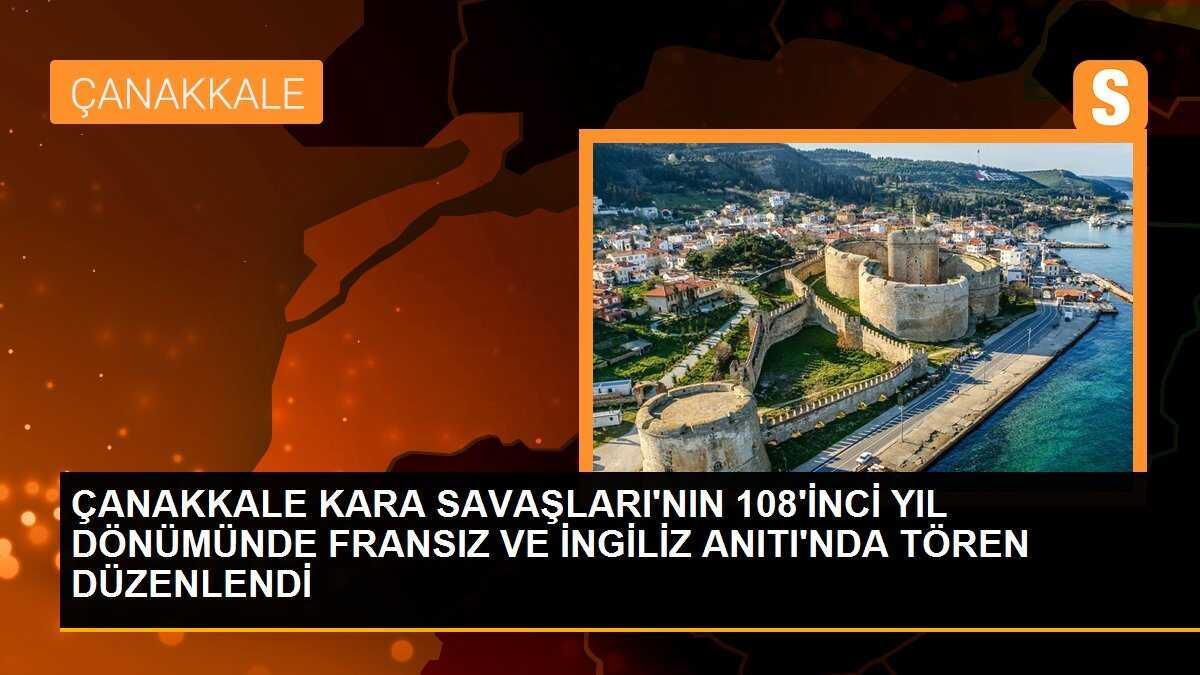 Çanakkale Kara Savaşlarının 108inci yıl dönümünde şehitler anıldı