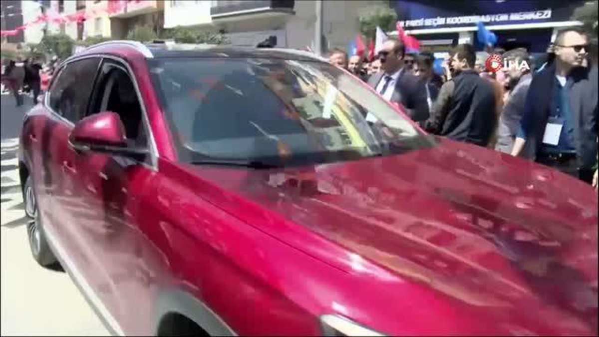 Erdoğan Bursaya Togg aracıyla giriş yaptı
