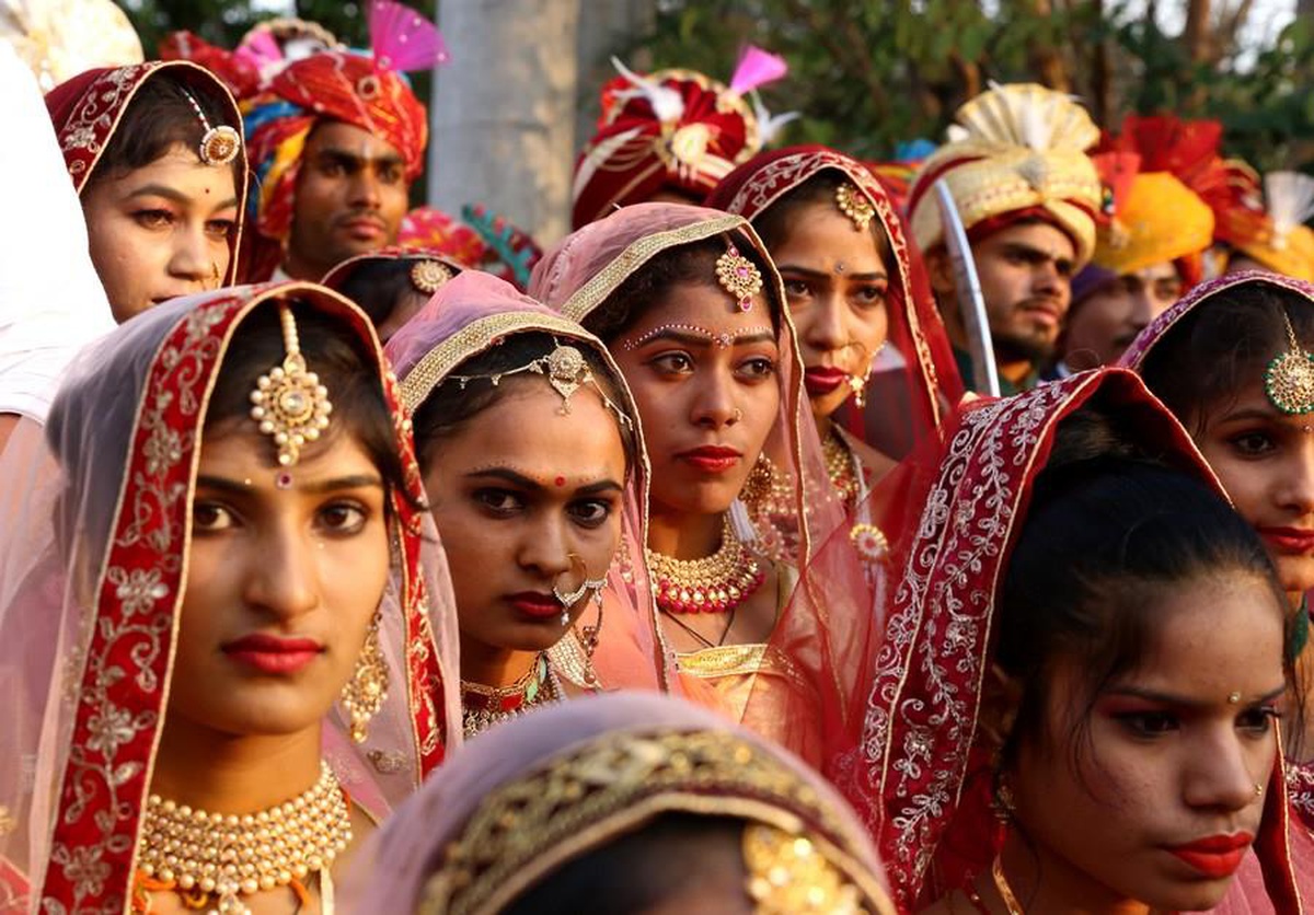 Hindistan\'da Toplu Nikah Töreni Düzenlendi