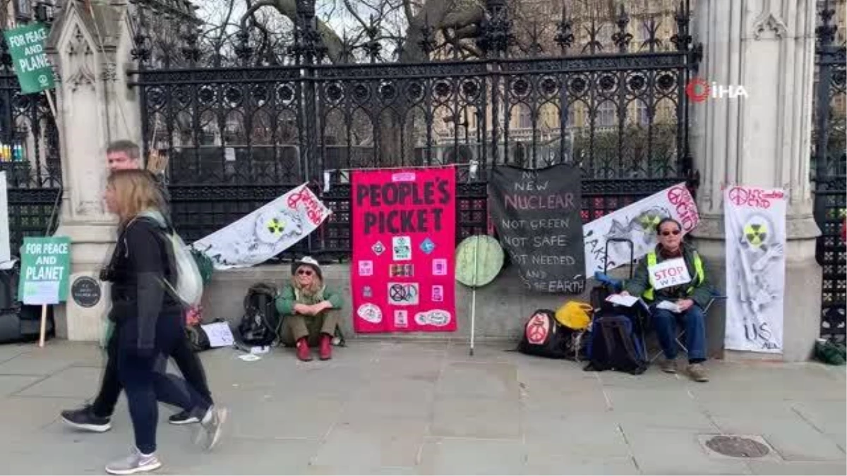 İngiltere\'de iklim değişikliği protestosu