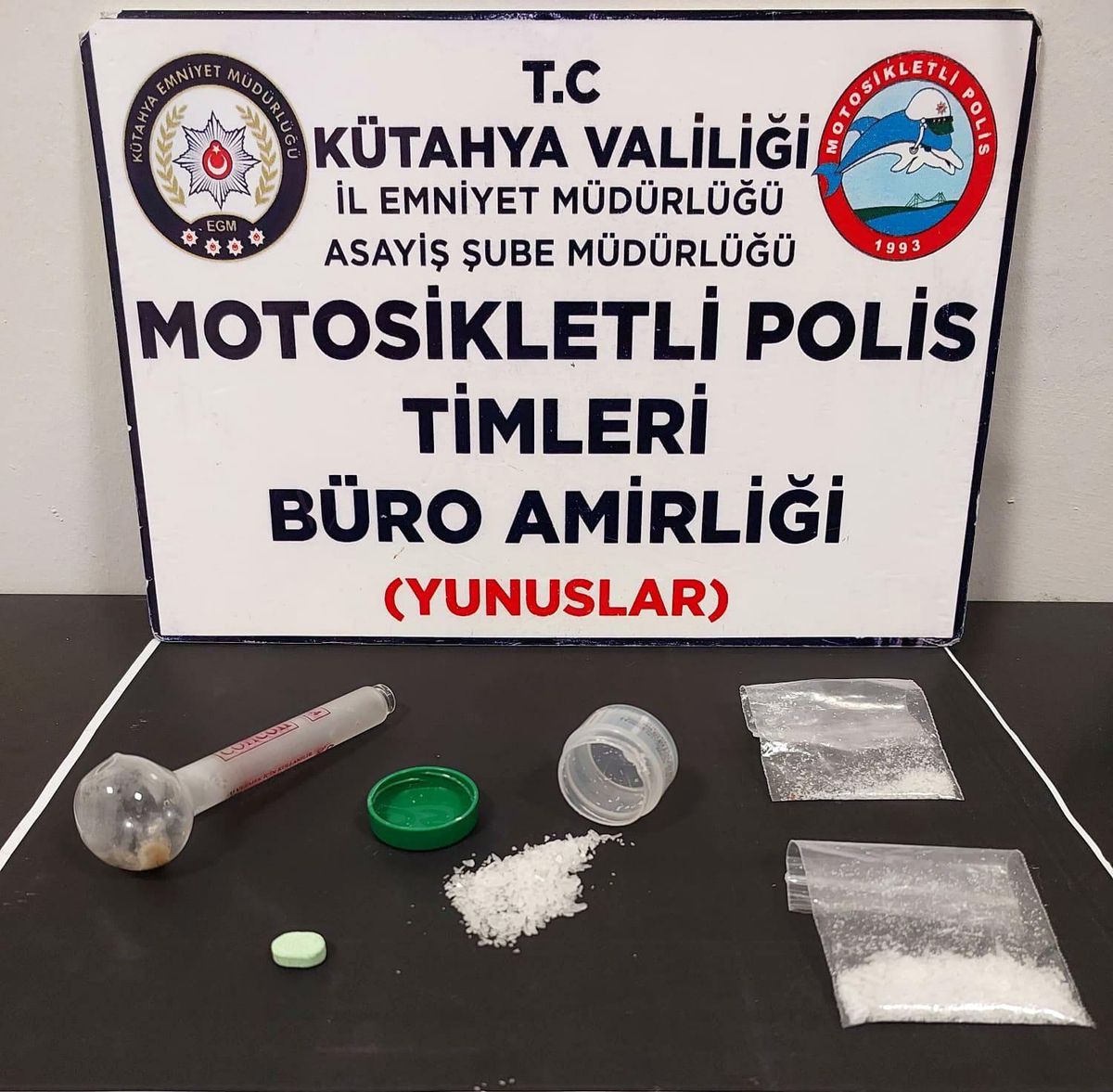 Kütahya\'da Motosikletli Polis Timleri Uyuşturucu Operasyonu Düzenledi