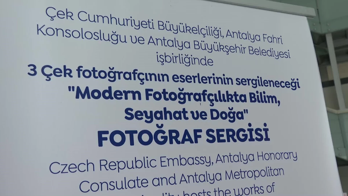 Antalya\'da Modern Fotoğrafta Bilim Seyahat ve Doğa Sergisi Açıldı