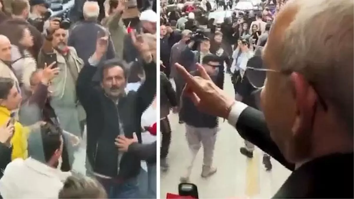 Bu görüntü Bahçeli\'yi kızdırır! Kılıçdaroğlu, bozkurt selamı verdi