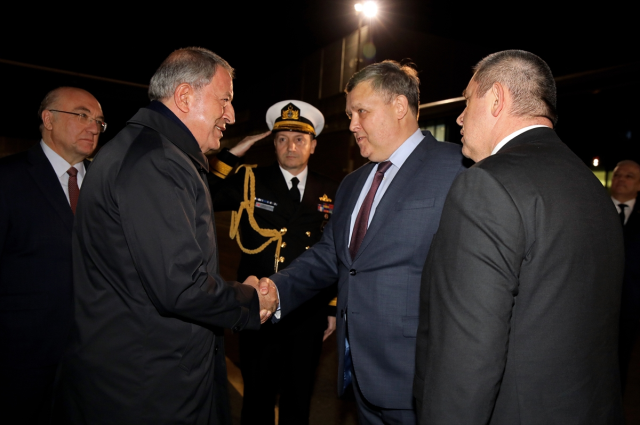 Bakan Akar ve MİT Başkanı Fidan Moskova'da