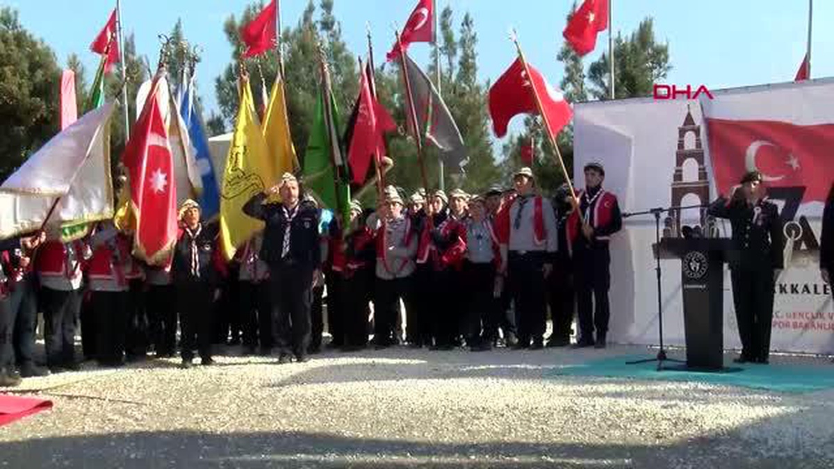 Çanakkale Kara Savaşlarının 108. yıl dönümünde anma programı
