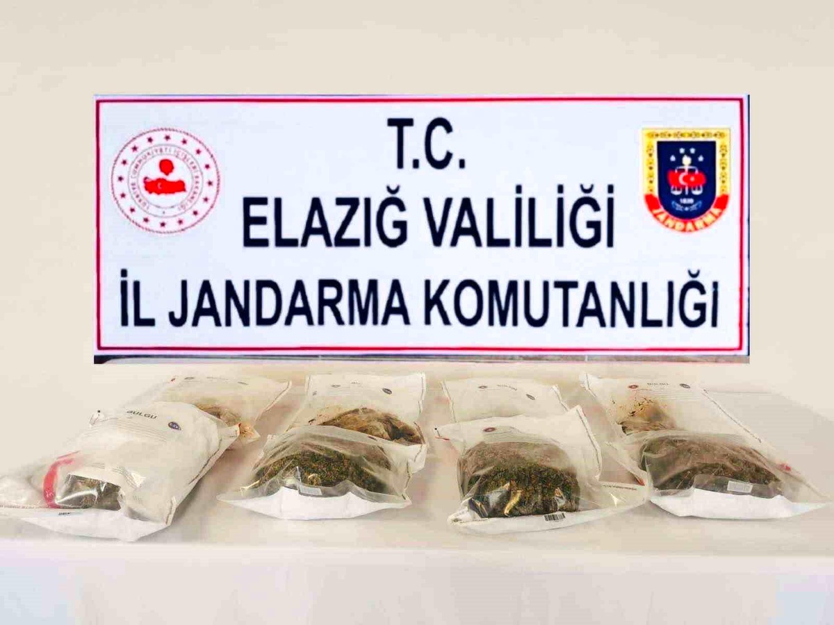 Elazığ\'da 8 Kilo Uyuşturucu Ele Geçirildi