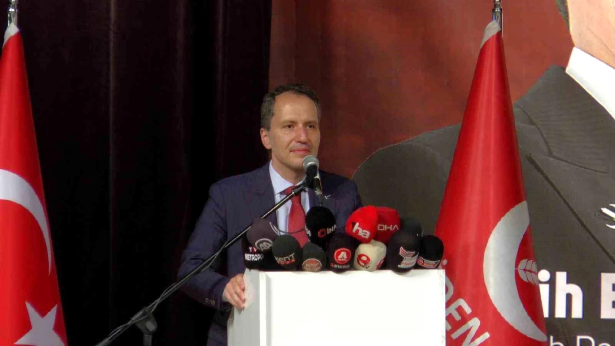 Yeniden Refah Partisi Genel Başkanı Fatih Erbakan Kayseride Konuştu