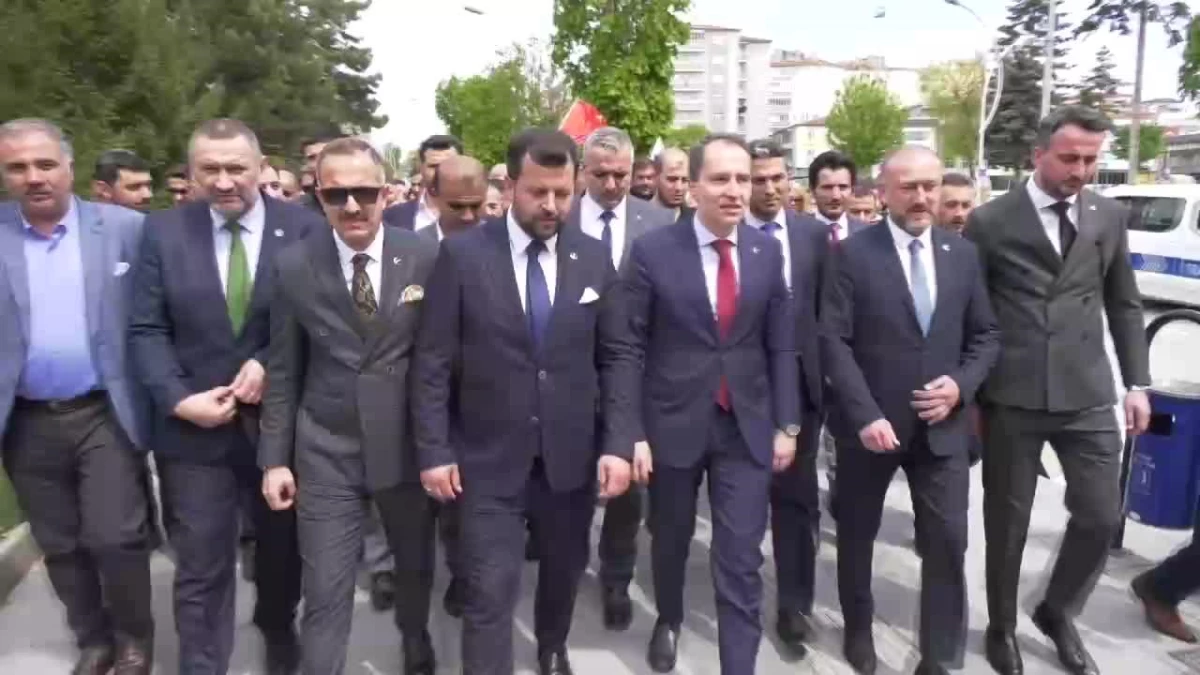 Yeniden Refah Partisi Genel Başkanı Fatih Erbakan Çorum\'da konuştu