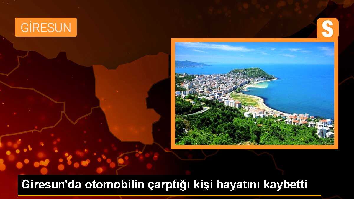 Giresun\'da Otomobilin Çarptığı Kişi Hayatını Kaybetti