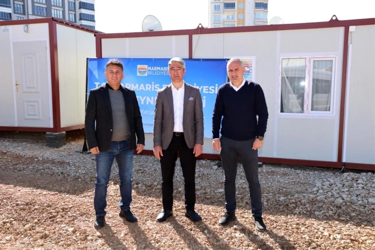 Marmaris Belediyesi\'nden Malatya\'ya konteyner desteği