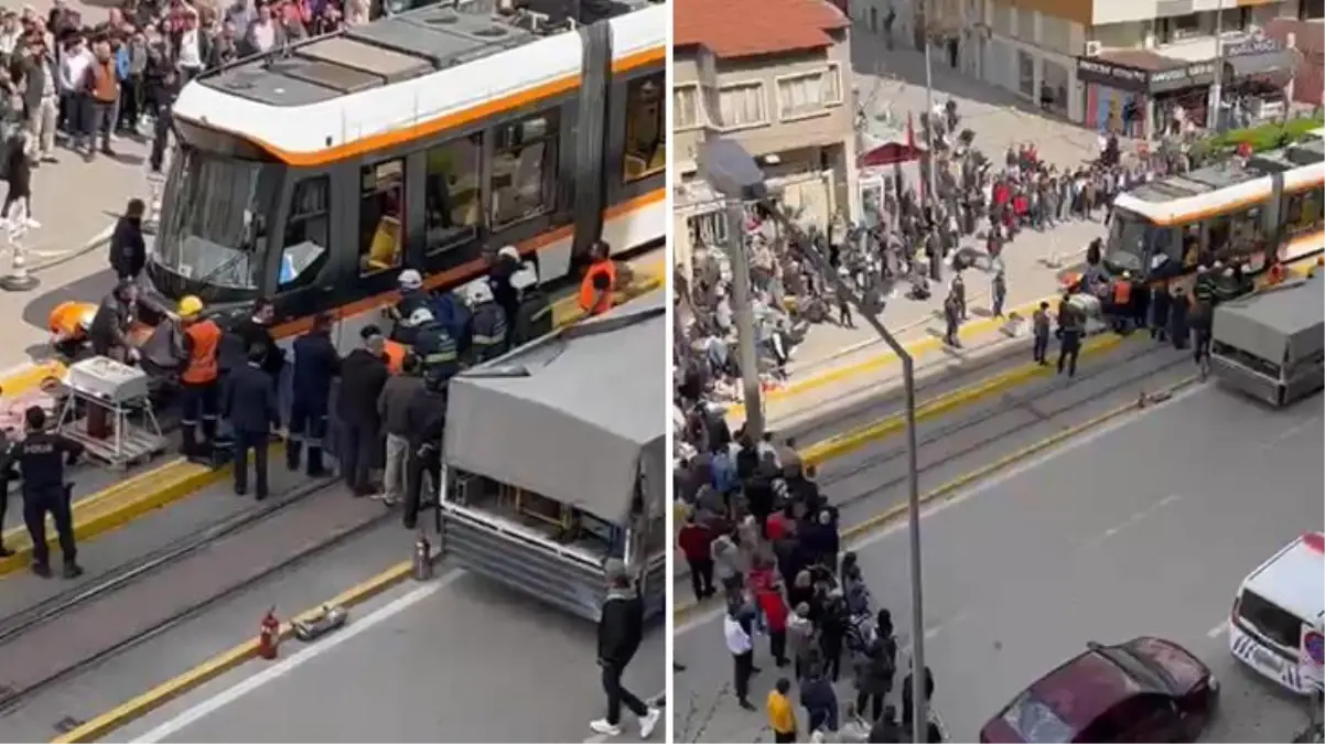 Tramvayın çarptığı yaşlı kadın yaşamını yitirdi