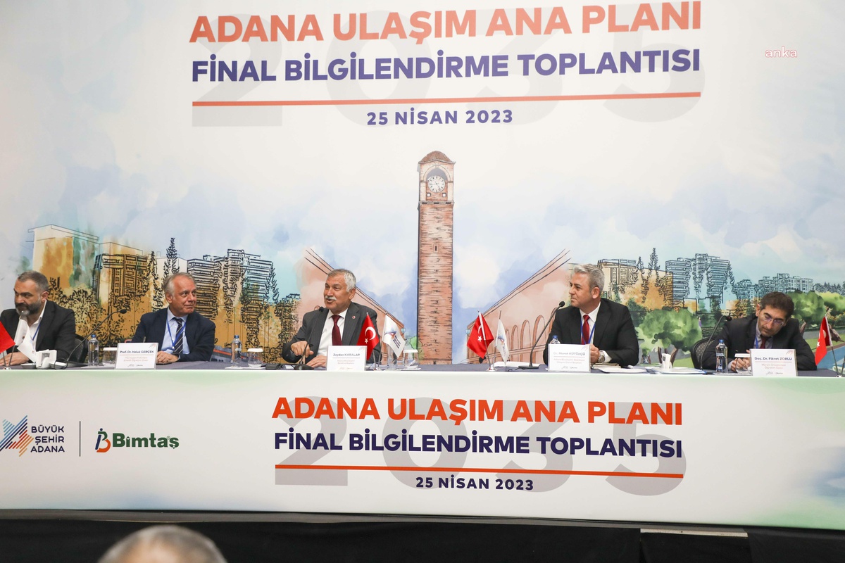 Adana Ulaşım Ana Planı Bilgilendirme Toplantısı Tamamlandı