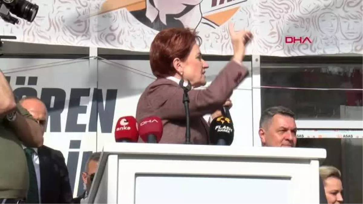 Akşener: Bir şeyi değiştirdiniz, Türkiye\'de her şeyi değiştirdik