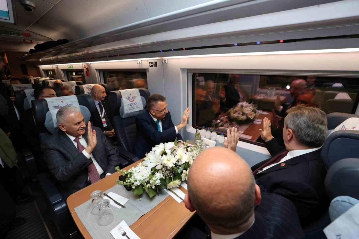 Ankara-Sivas Hızlı Treni Kırıkkale Garına Ulaştı
