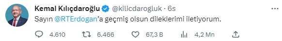 Cumhurbaşkanı Erdoğan'ın sağlık durumuyla ilgili Yardımcısı Fuat Oktay'dan açıklama: Hamdolsun gayet iyi