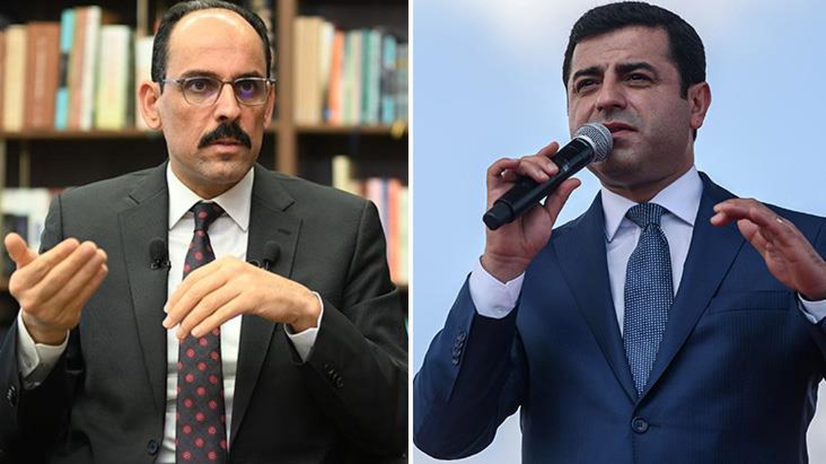 Cumhurbaşkanlığı Sözcüsü Kalın\'dan "İmralı\'ya heyet gönderildi" diyen Selahattin Demirtaş\'a sert yanıt: Açık ve net olarak yalan