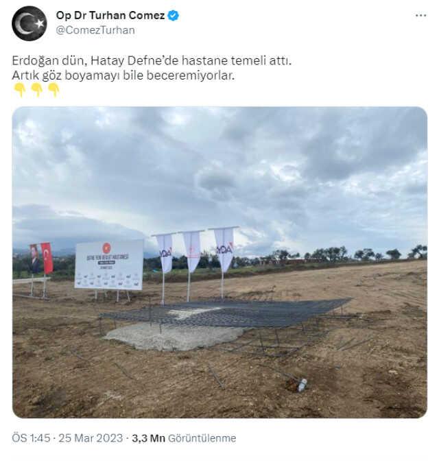 Hatay'da Defne Devlet Hastanesi yükselmeye başladı