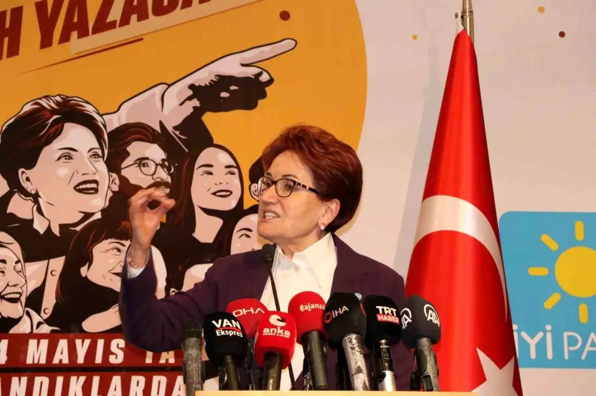 İYİ Parti Genel Başkanı Meral Akşener, Vanda Seçmeni Velinimet Olarak Görüyor