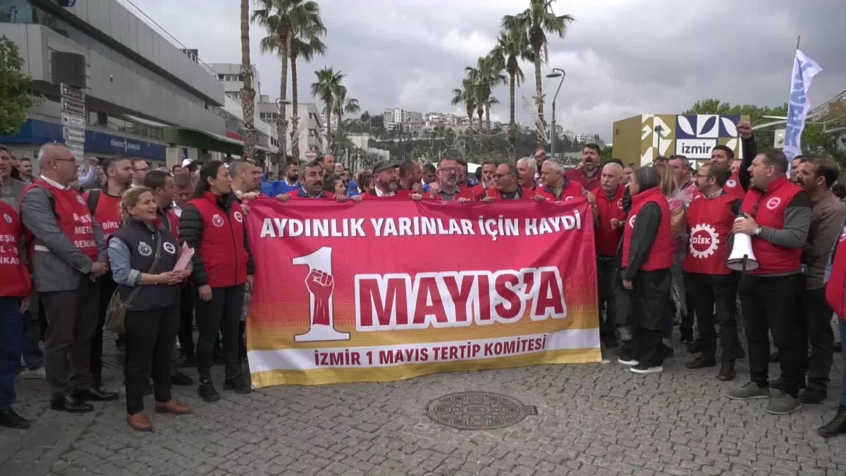 İzmir\'de 1 Mayıs Çağrısı: Aydınlık Yarınlar İçin Alanlardayız